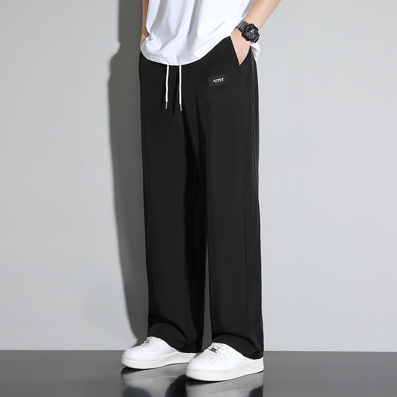 Pantalon décontracté avec poches zippées