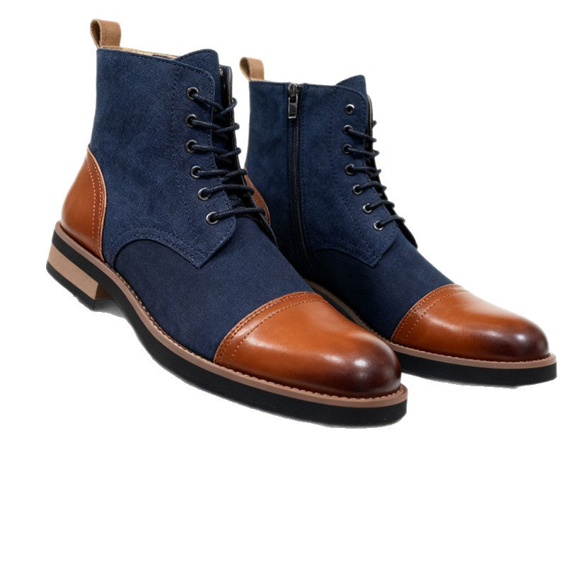 bottes courtes décontractées pour hommes à bout pointu