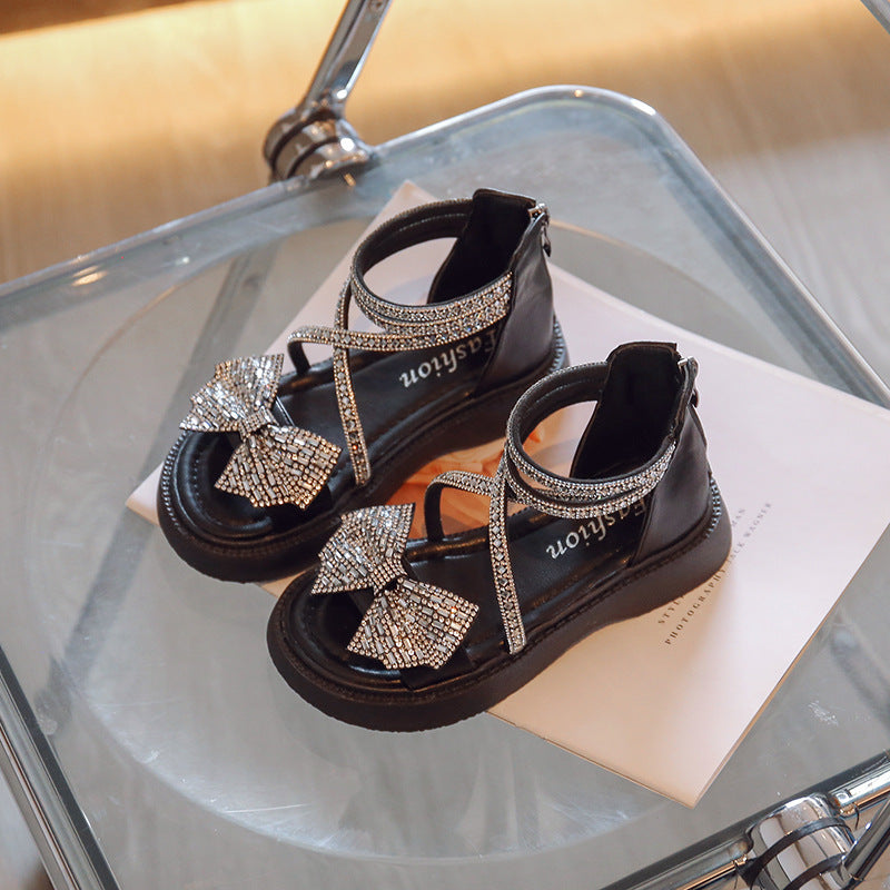 Sandales d'été style princesse pour filles