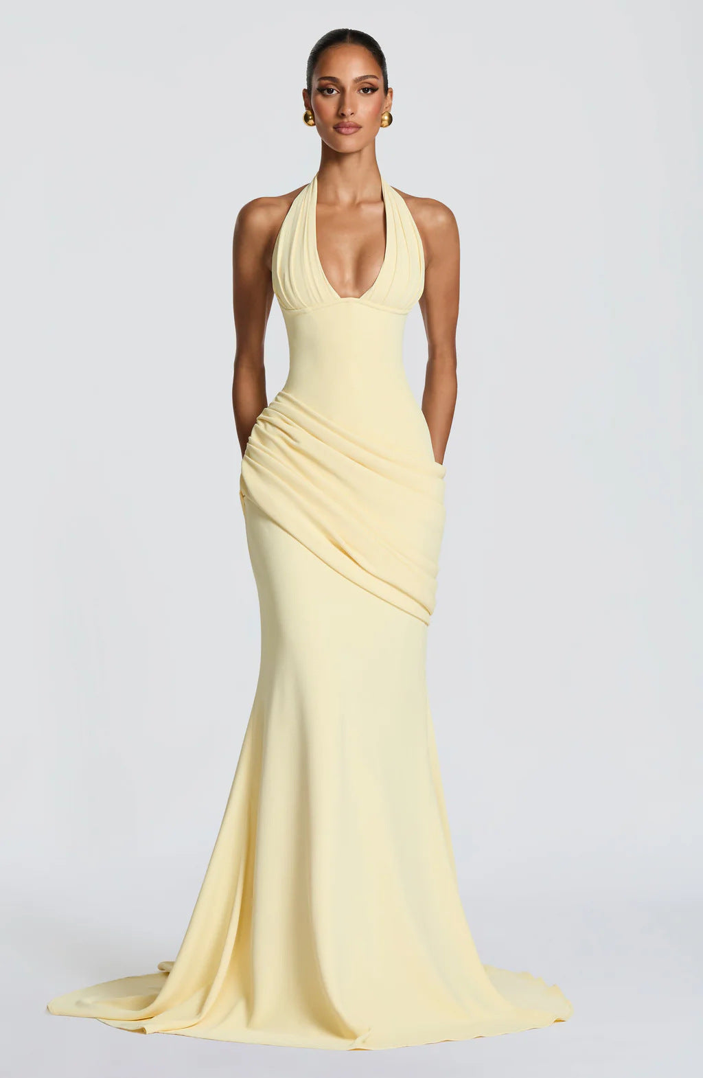 Robe longue dos nu pour femme