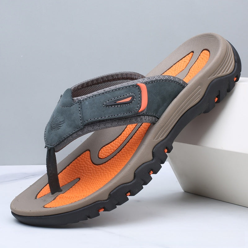 Handmade Cowhide Leather Flip Flop Sandals