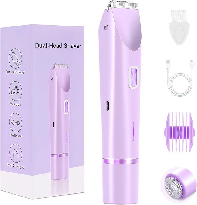 Rasoir électrique rechargeable et étanche pour femmes