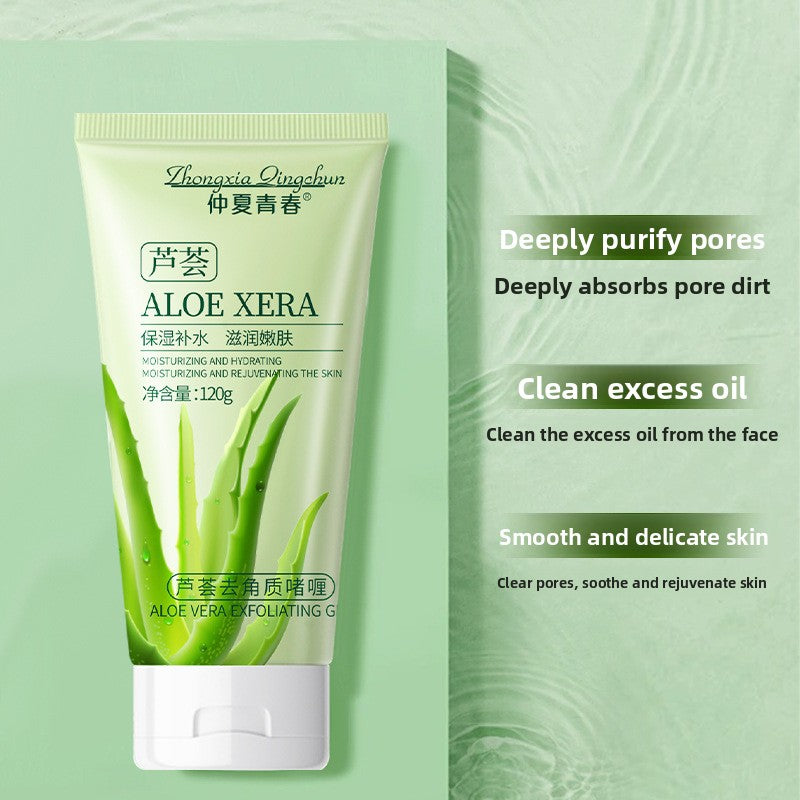 Gel exfoliant à l'aloe vera