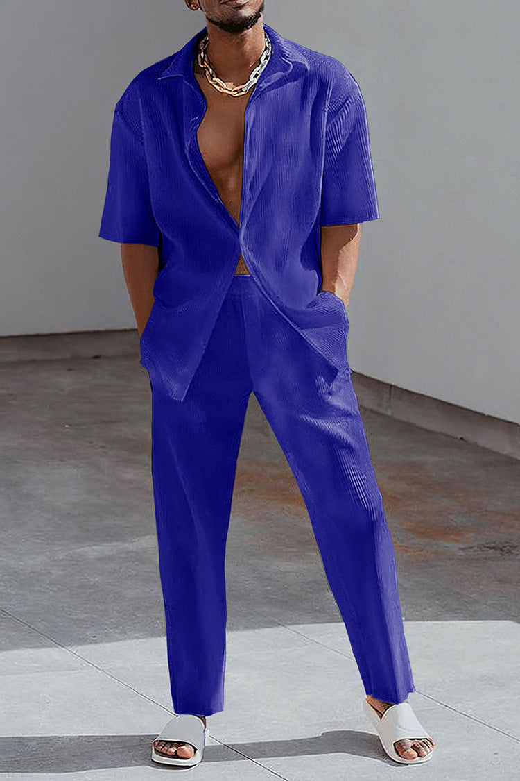 Chemise à manches courtes pour homme