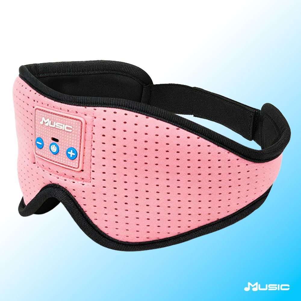 Masque de sommeil Bluetooth sans fil avec mousse à mémoire de forme