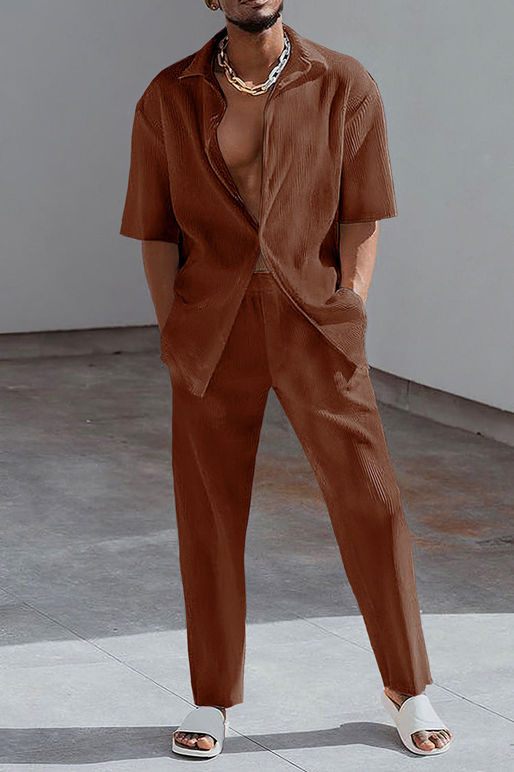 Chemise à manches courtes pour homme