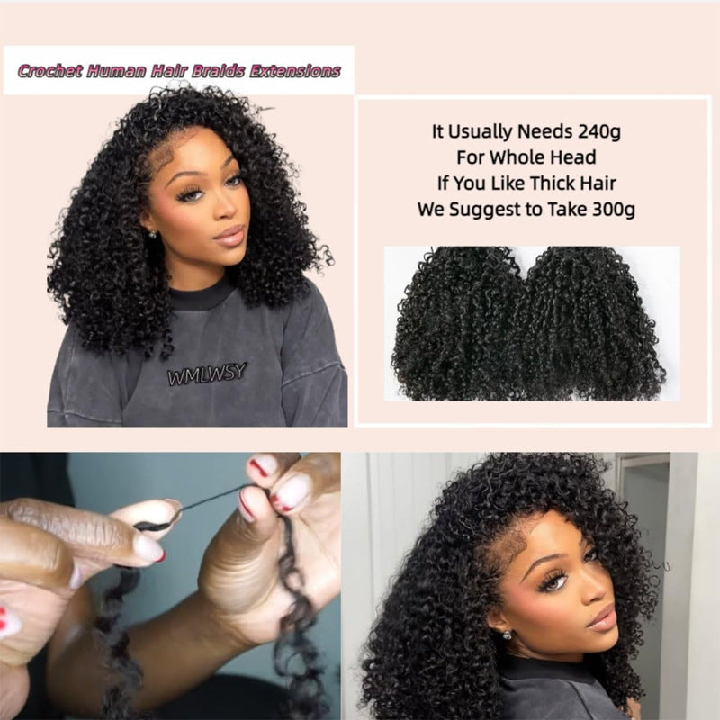 Perruque en cheveux humains