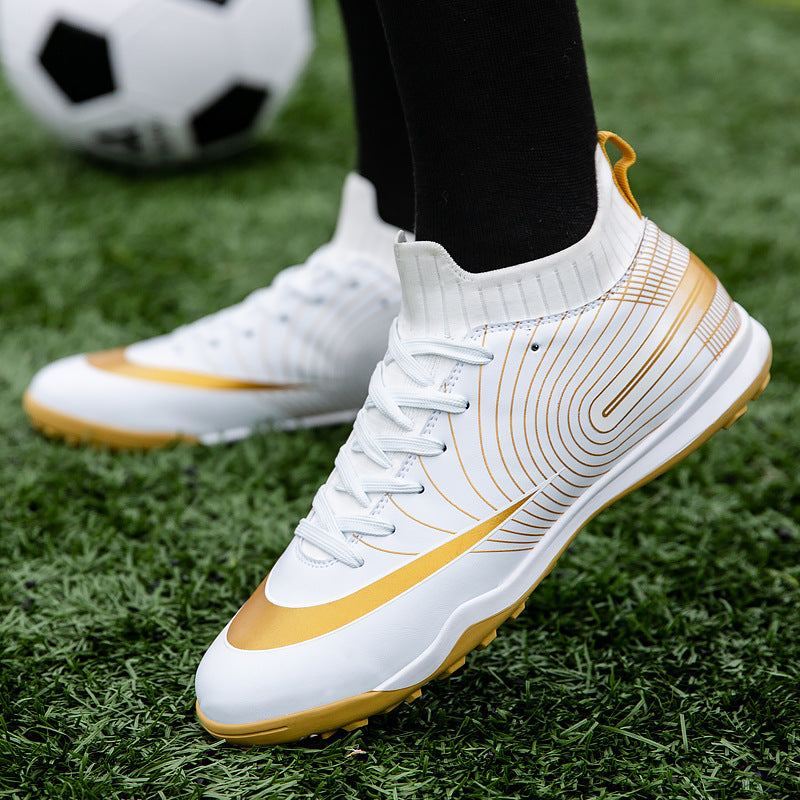 Electroplated Football Shoes with Spike Options