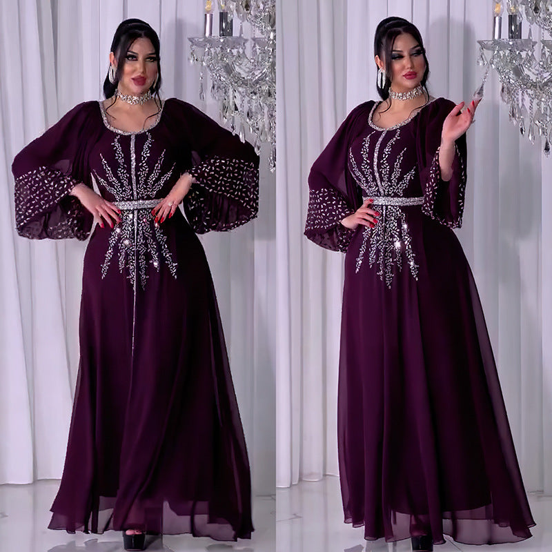 Habit :Robe à manches bouffantes