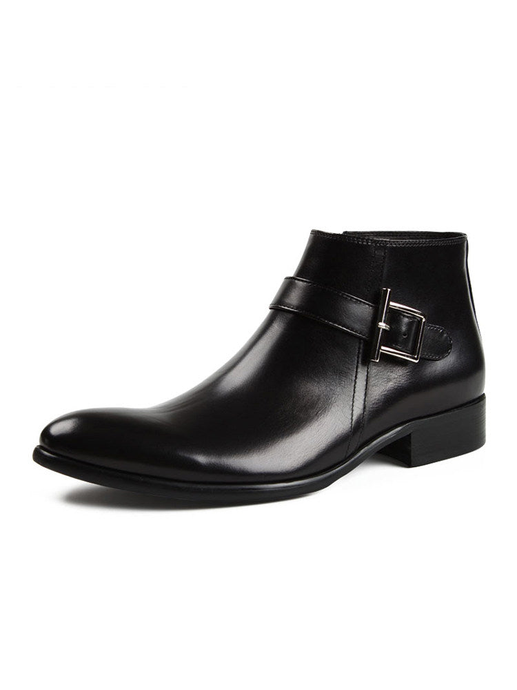 bottes en cuir pour hommes