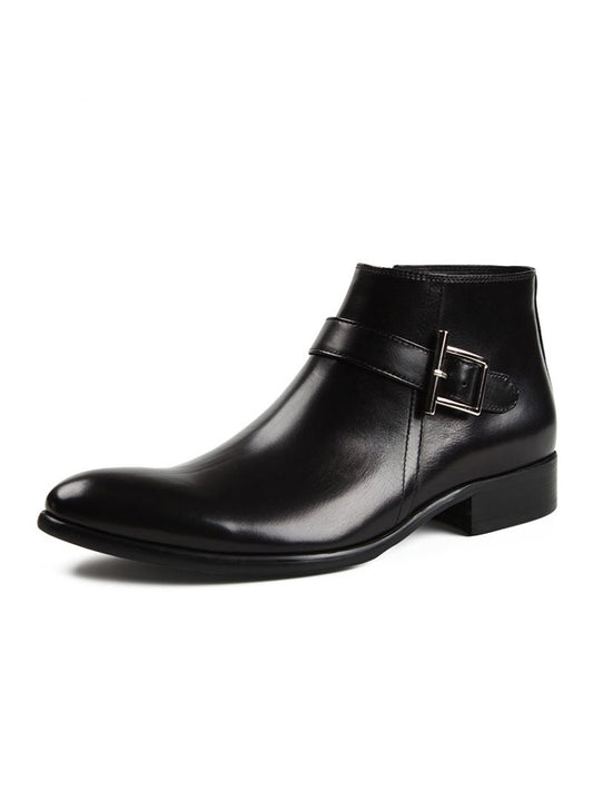 bottes en cuir pour hommes
