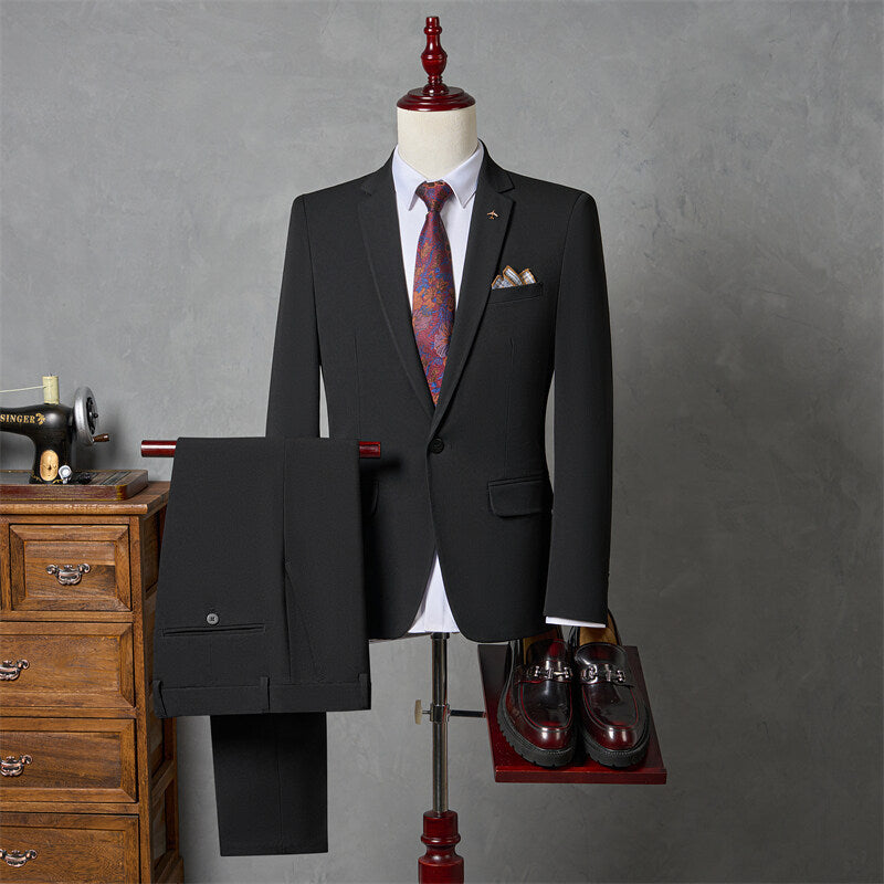 Ensemble de costume trois pièces homme coupe slim