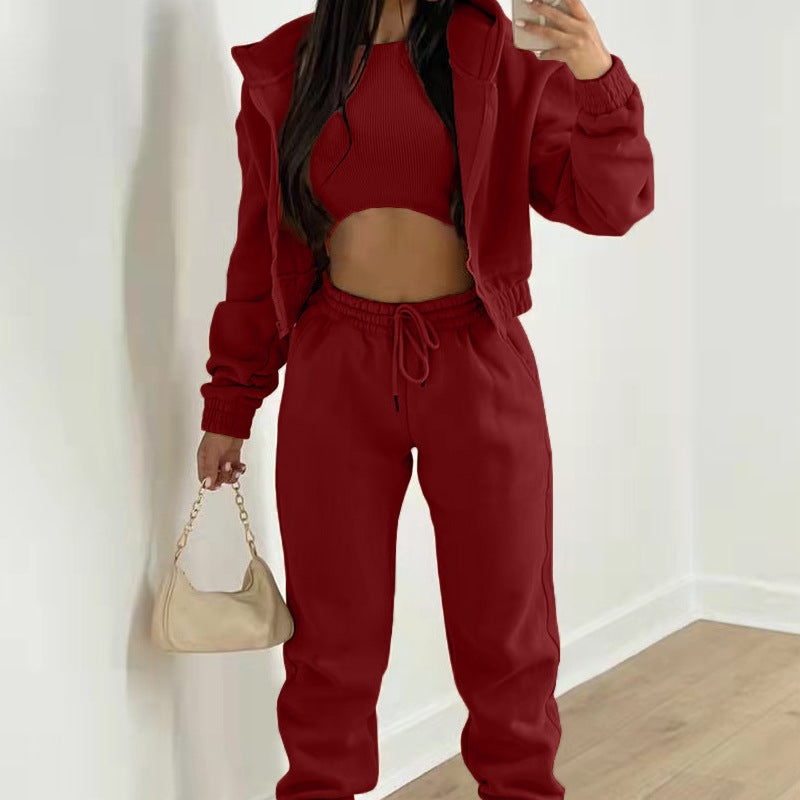 Sweat à capuche et pantalon décontractés pour femmes