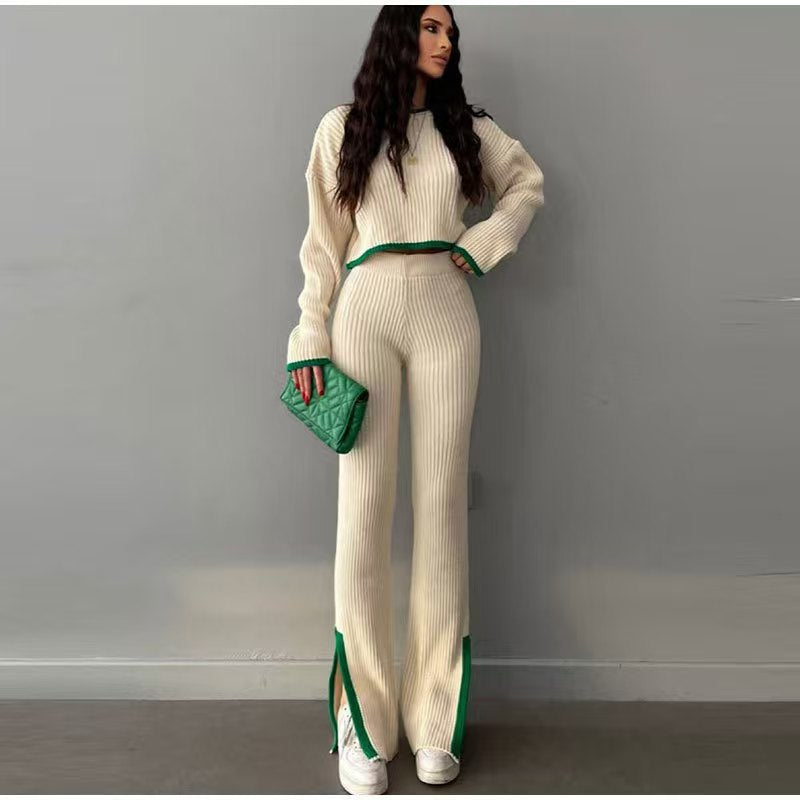 Haut et pantalon en tricot