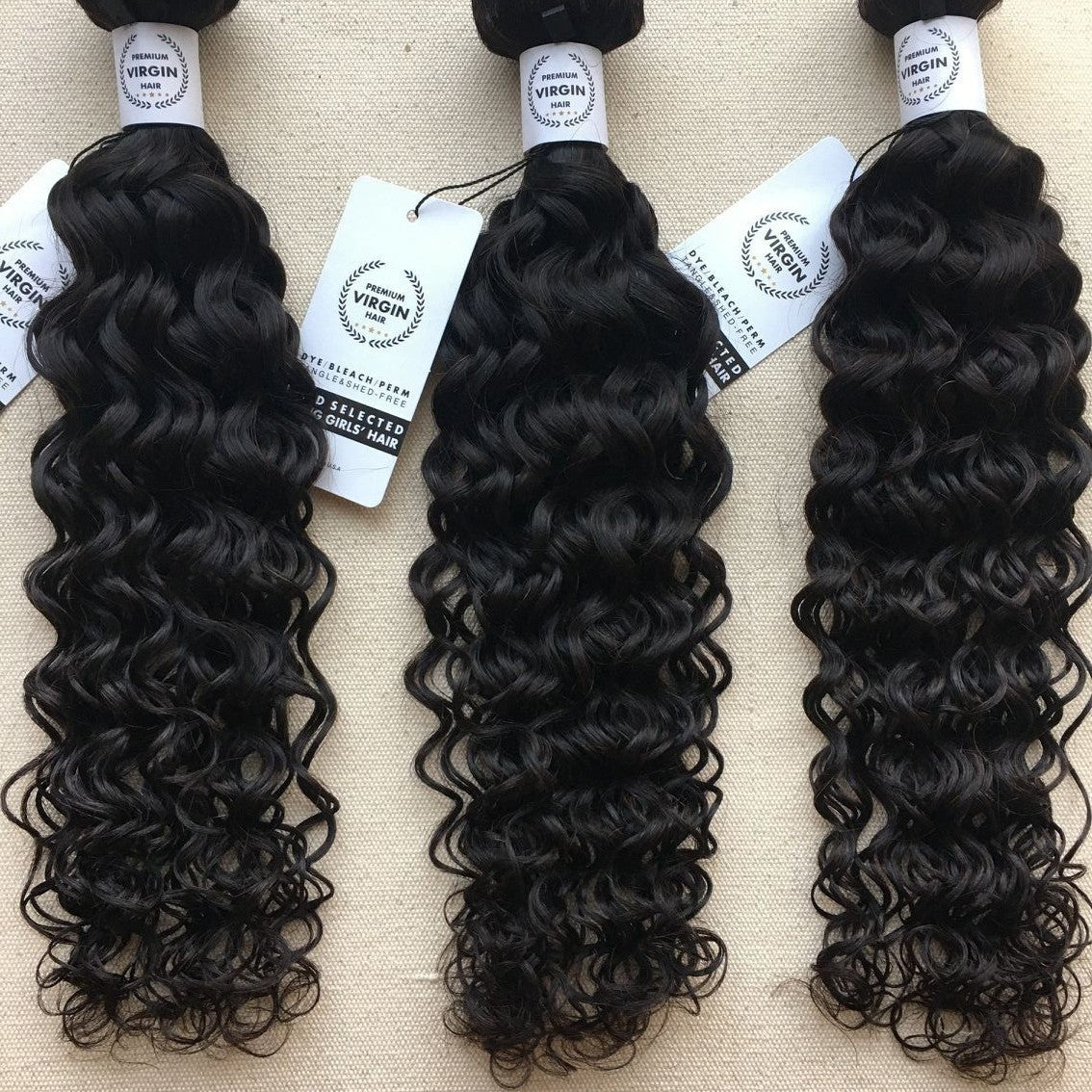 mèches de cheveux humains