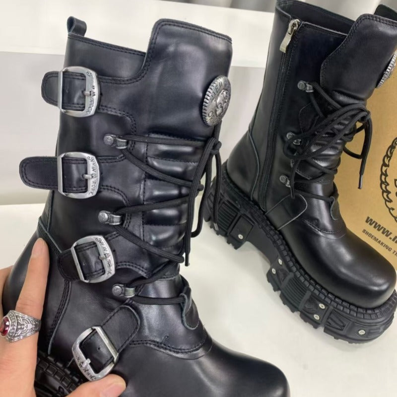 Bottes Dr. Martens à semelle épaisse