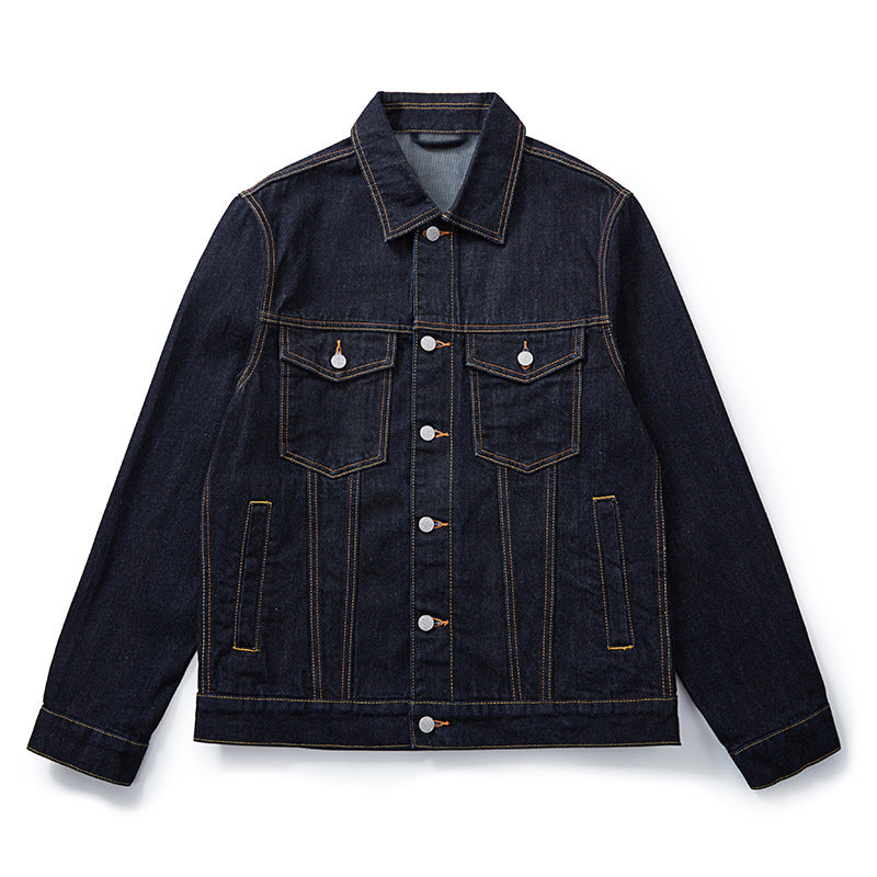 Embroidery Denim Jacket Retro Loose Fit