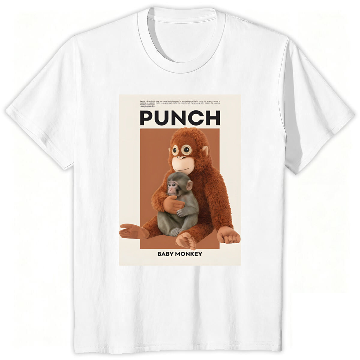 T-shirt à motif graphique Punch Monkey