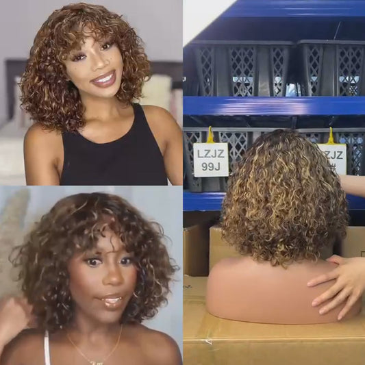 Perruque en cheveux humains