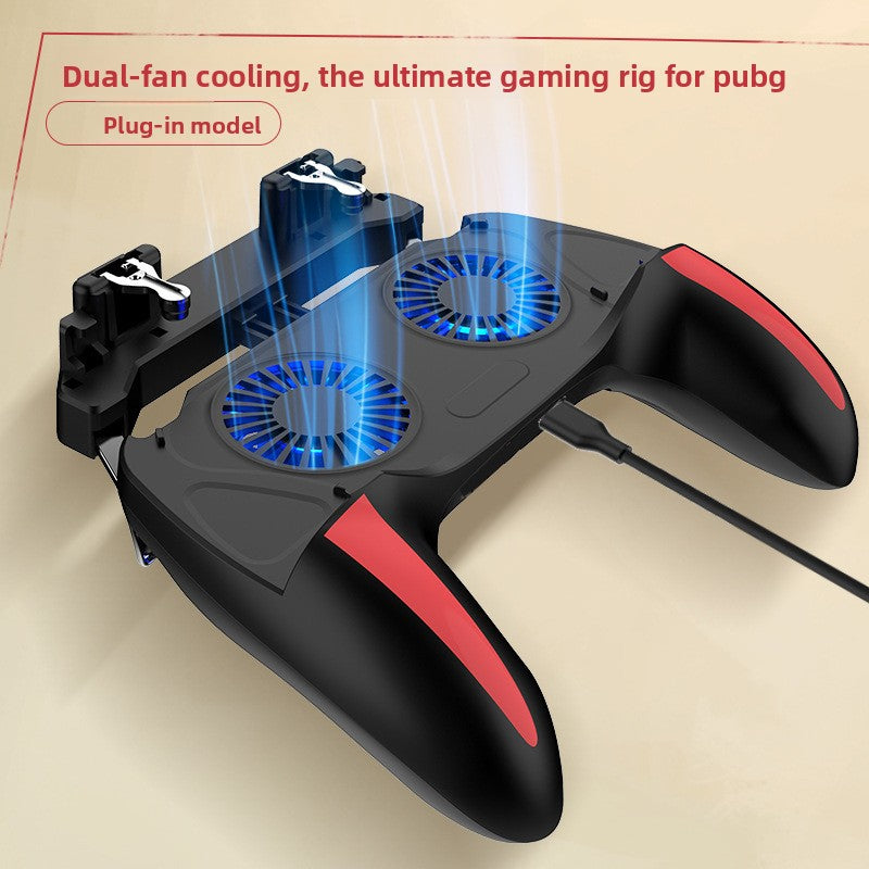 Poignée de manette de jeu avec refroidissement à double ventilateur H10