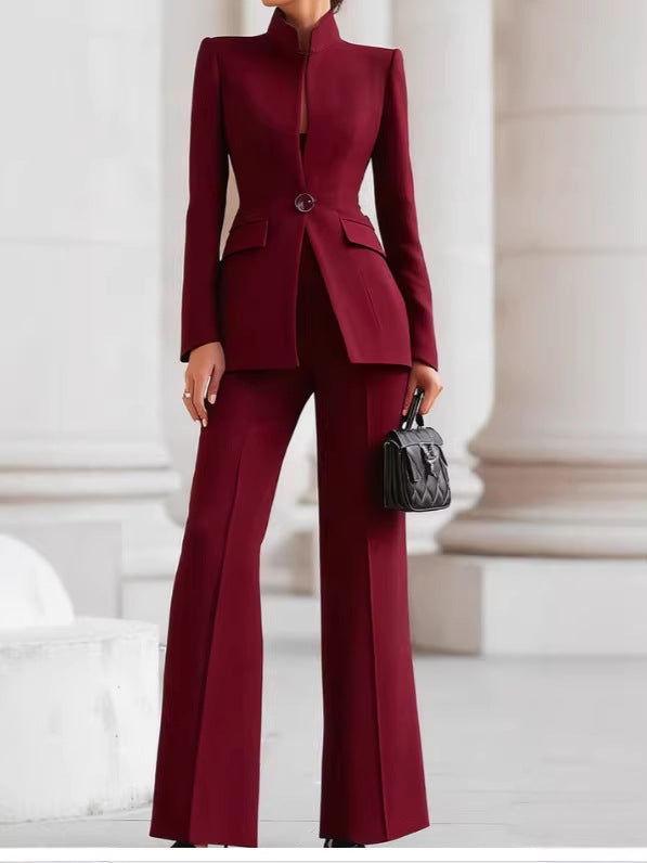 pantalon de costume long