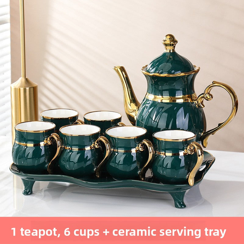 Service à thé en céramique avec coffret cadeau
