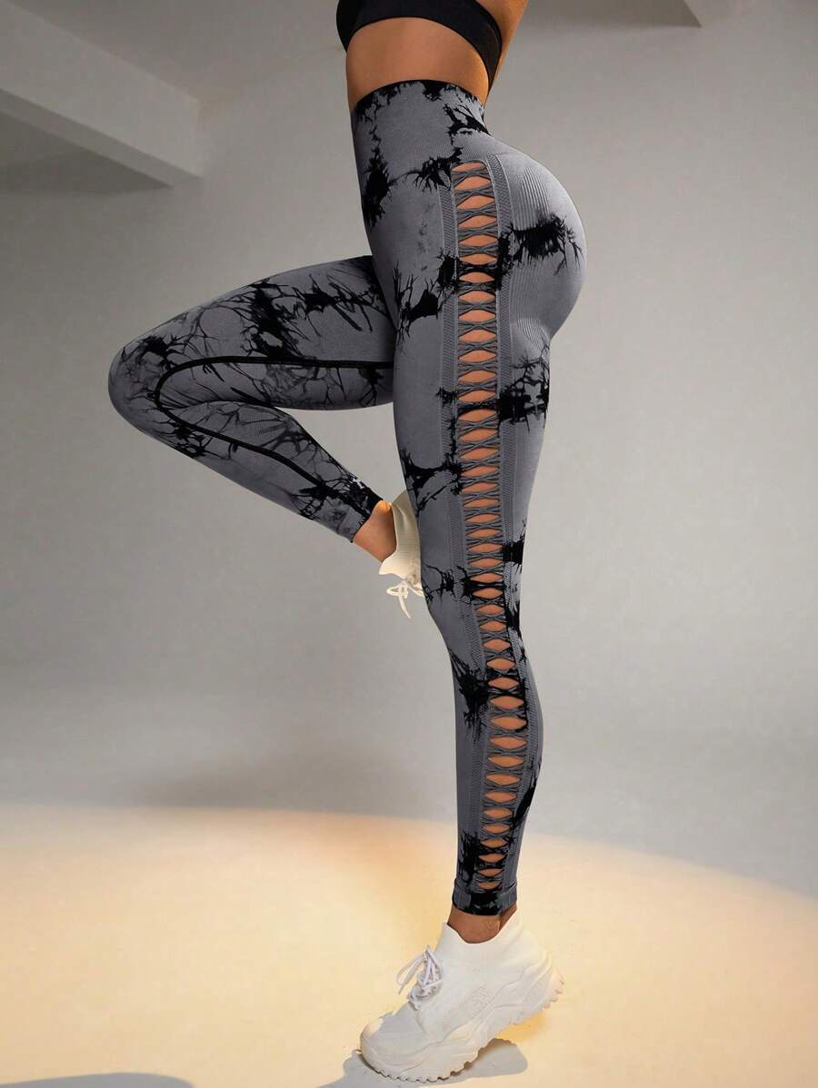 Leggings de yoga taille haute avec design qui remonte les fesses