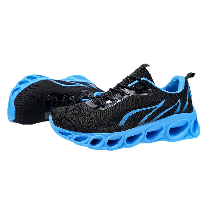 Chaussures de sport décontractées respirantes avec design flammes