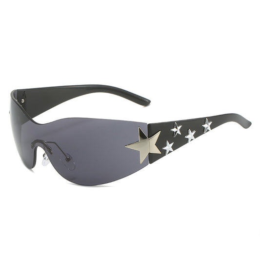 Lunettes de soleil serties de diamants