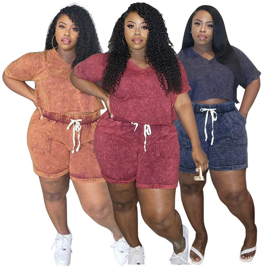 Habit :Short à manches courtes, pantalon décontracté