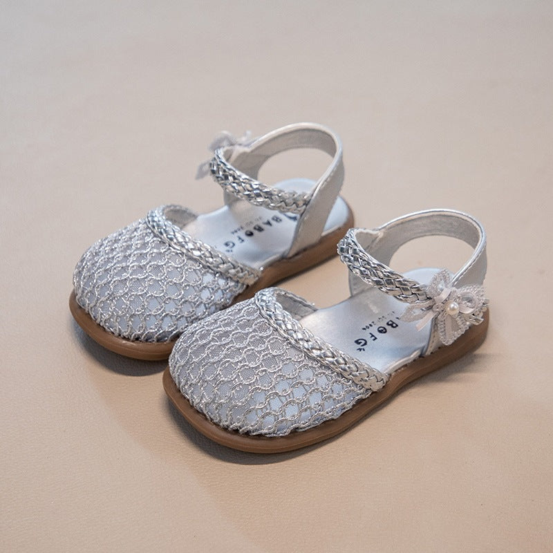 Sandales en maille tressée pour enfants