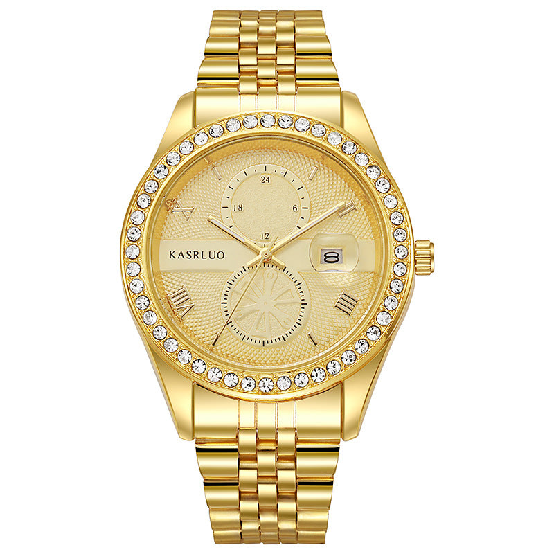 Montre Homme Quartz Acier Inoxydable Étanche