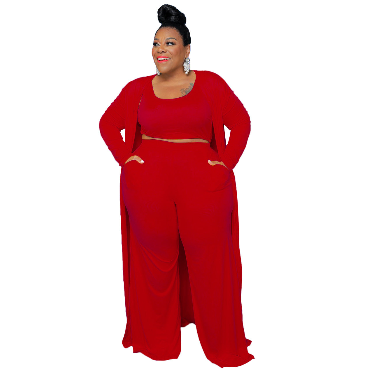 Habit :Ensemble de trois pièces pour femme