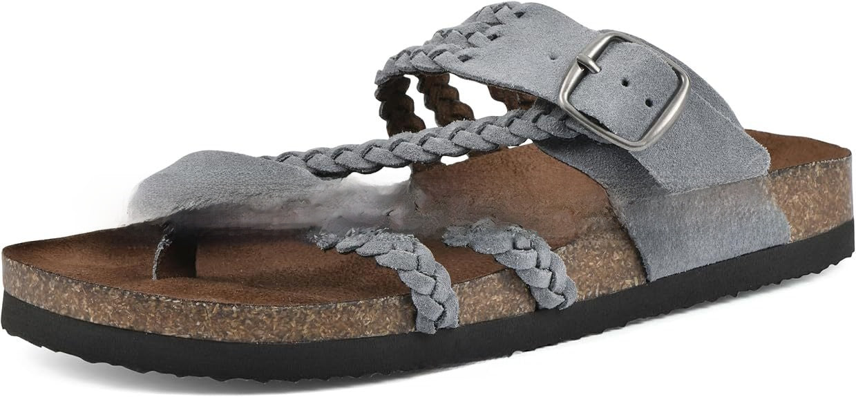 Sandales plates en tricot