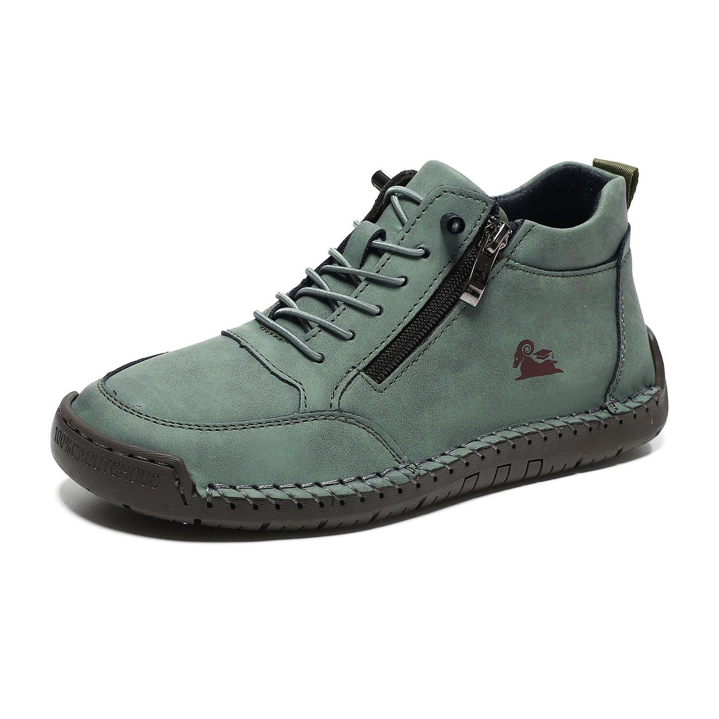 Chaussures plates à semelle souple cousues main