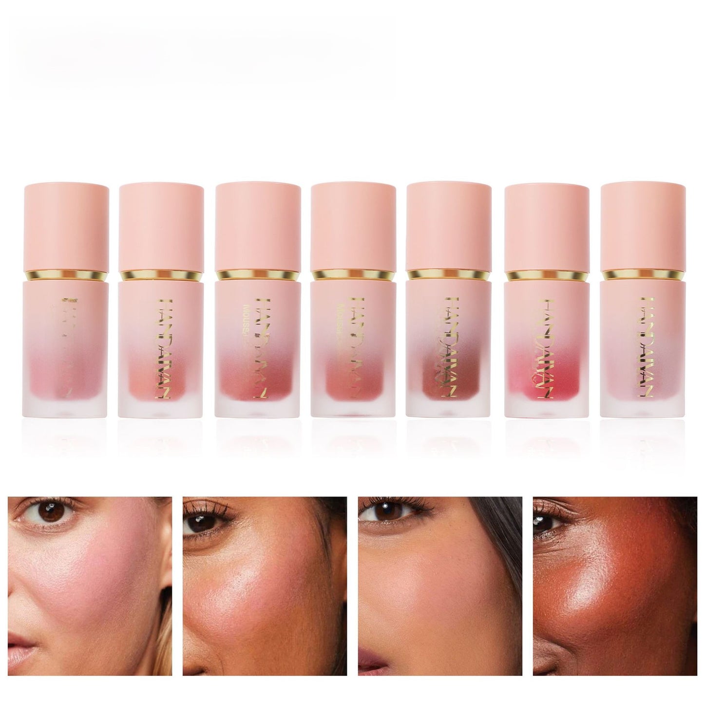 blush liquide, contouring, blush mat