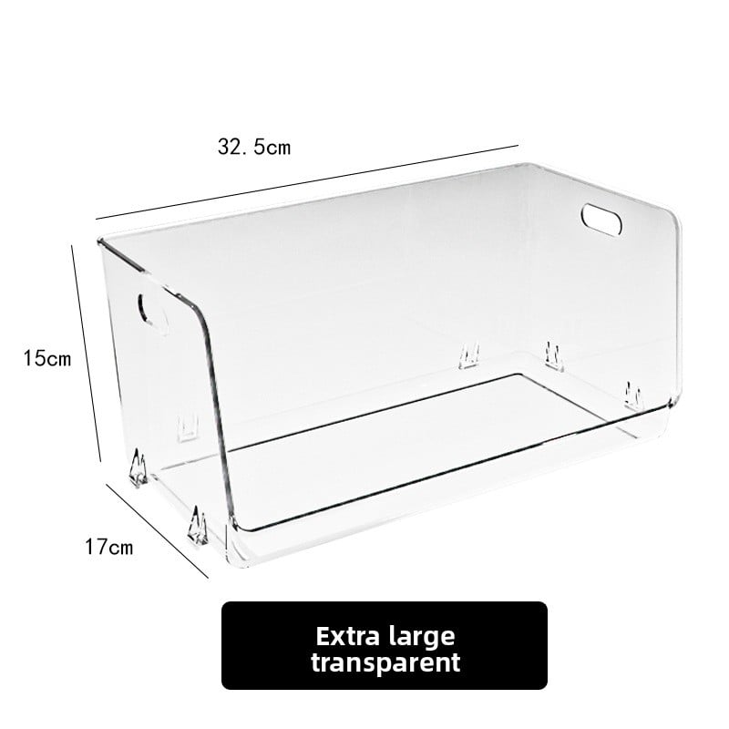 Boîte de rangement pour cosmétiques en surcapacité, boîte de rangement transparente pour bureau, boîte de rangement pour divers articles, boîte de rangement pour produits de soin de la peau et masques