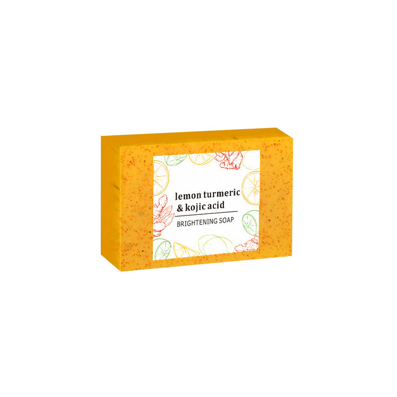 Savon au curcuma, granules de citron, savon à l'acide kojique