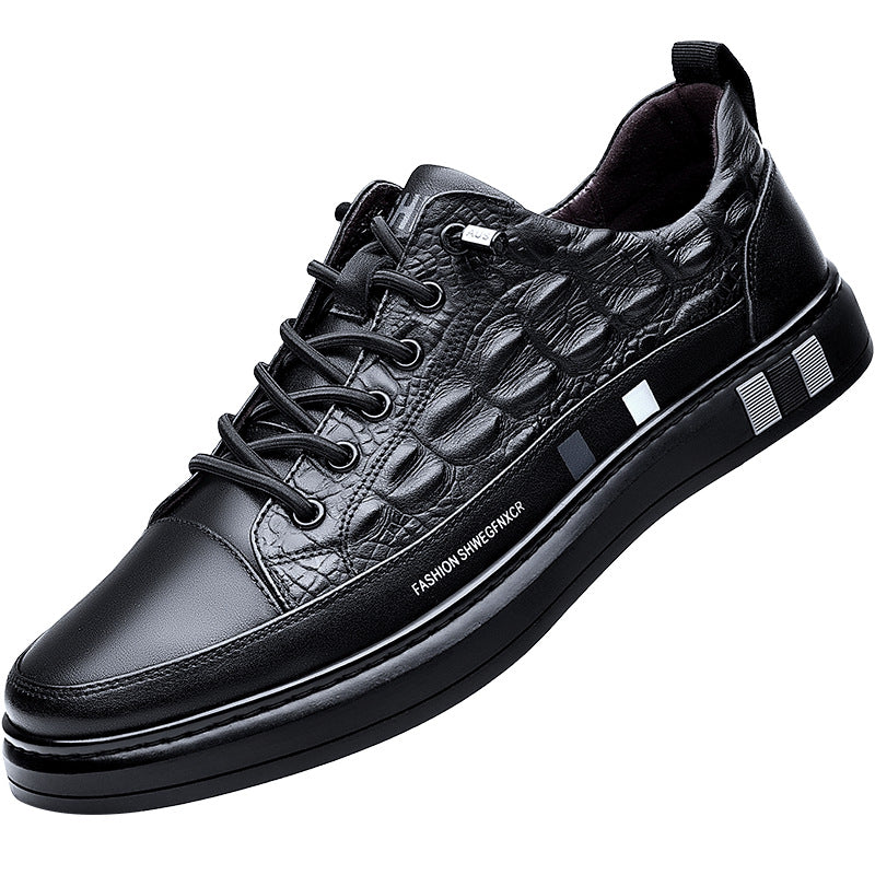 Chaussures blanches en cuir de vache