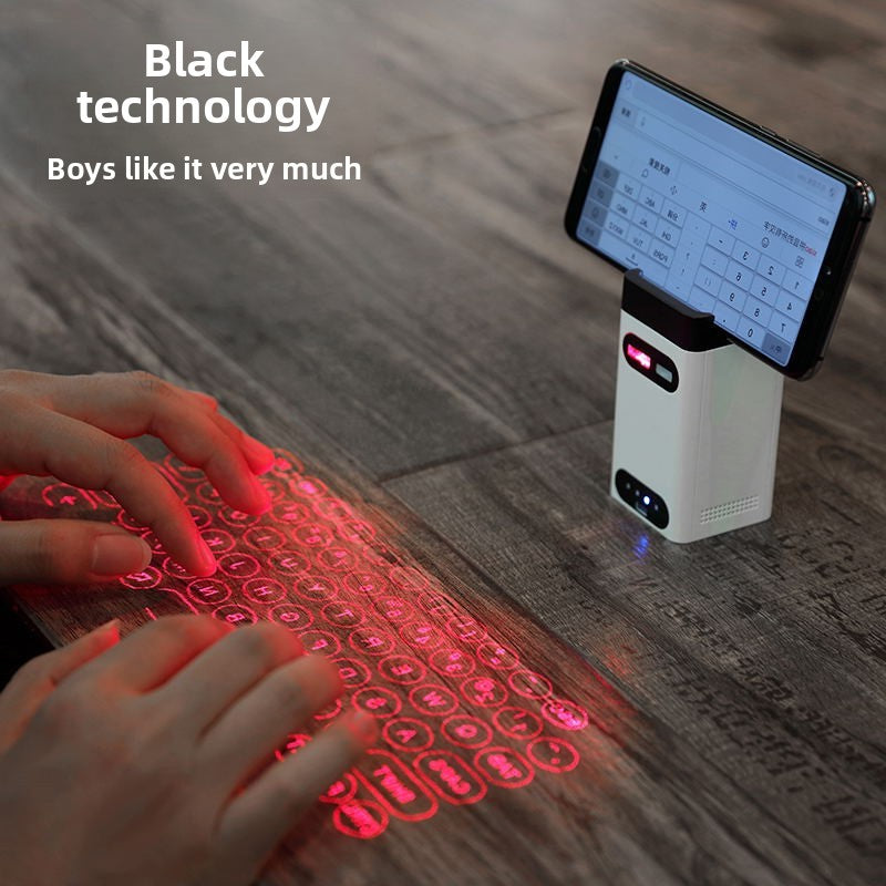 Clavier à projection laser portable
