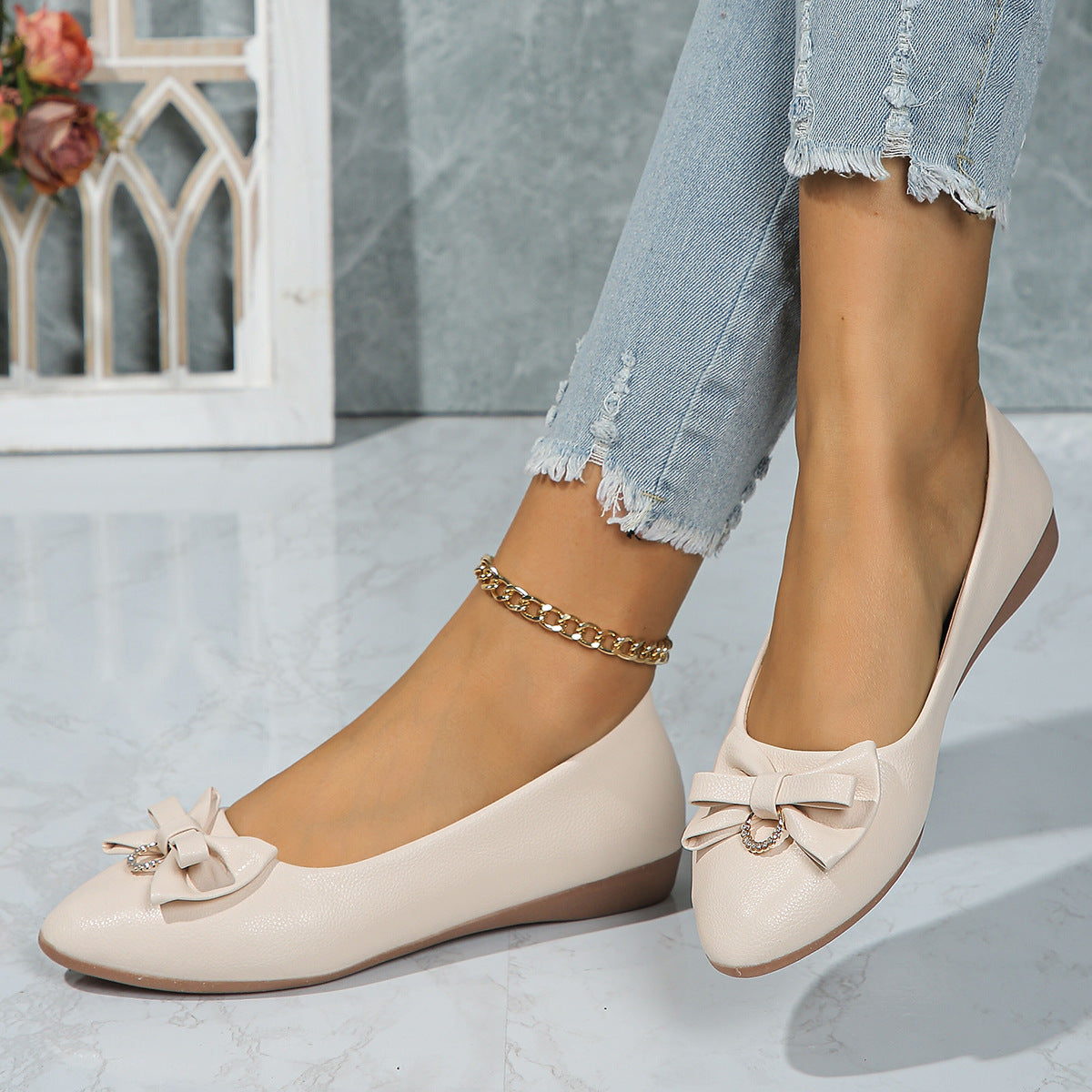 Chaussures papillon à la mode