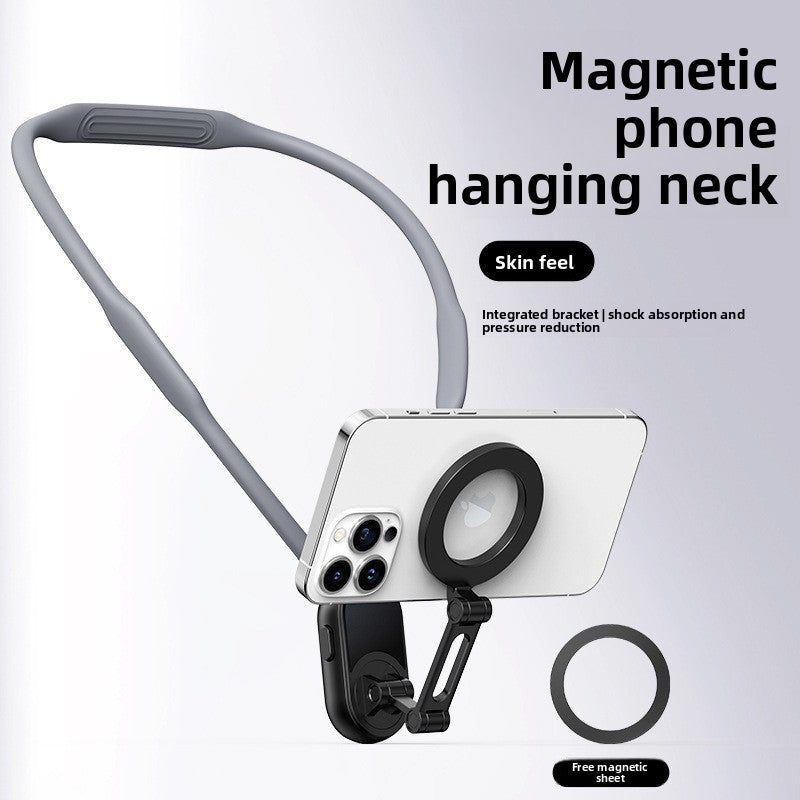 Support magnétique pour cou pour caméra d’action et téléphone