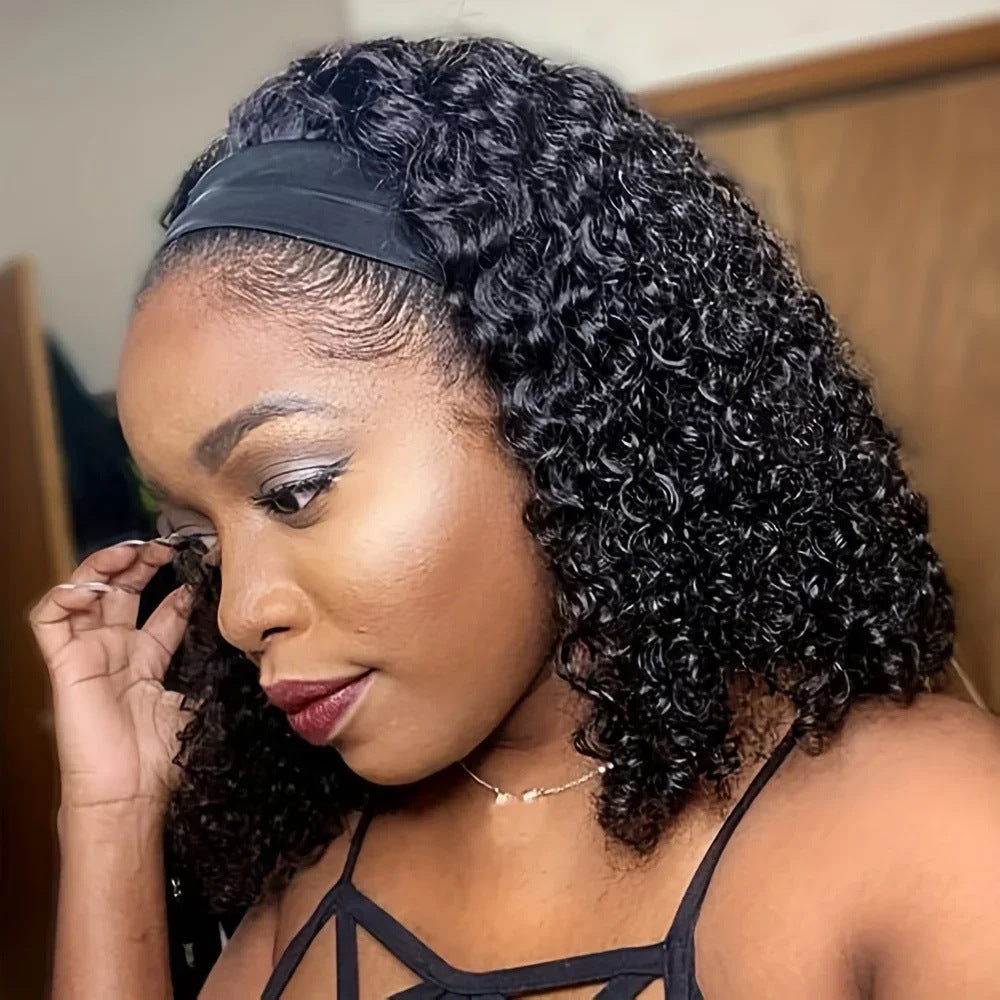 Bandeau perruque en cheveux humains