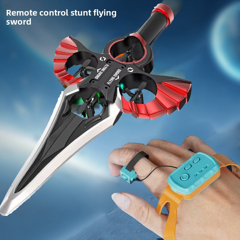 Jouet Épée Volante Télécommandée en Mousse avec Montre/Manette