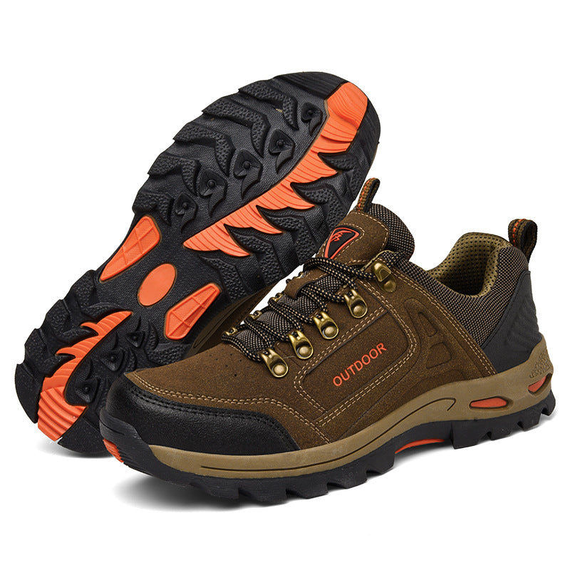 Chaussures de randonnée extérieures talon bas antidérapantes