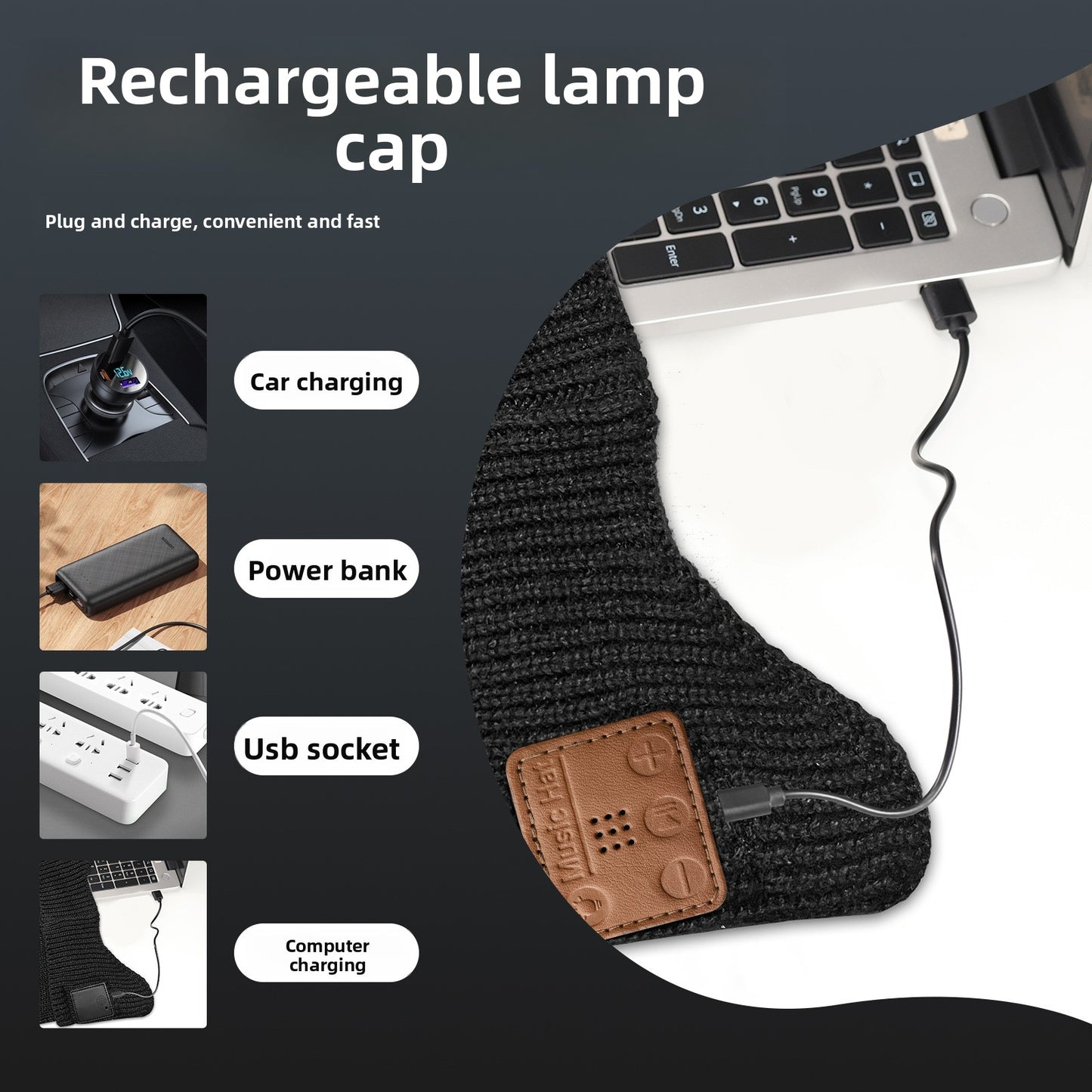 Chapeau musical Bluetooth