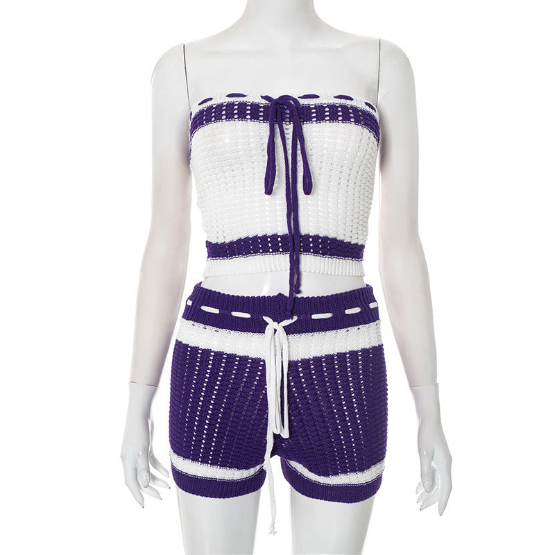 Shorts à bustier