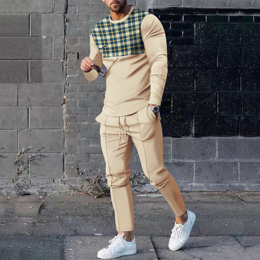 Ensemble pull et pantalon de survêtement décontracté pour homme, imprimé 3D
