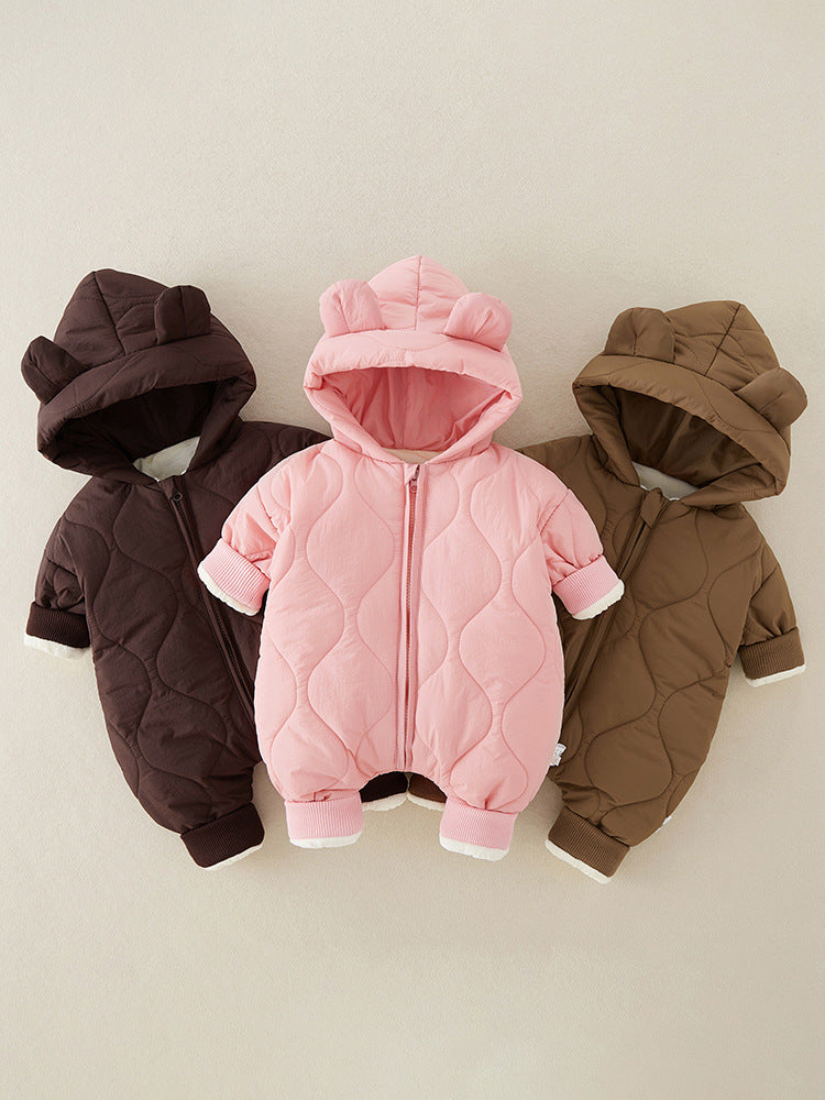 Combinaison d'hiver en coton pour bébé