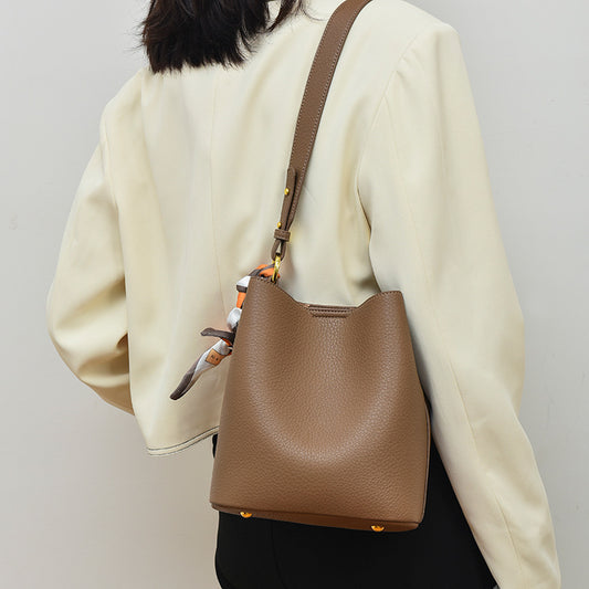 Sac bandoulière en cuir souple